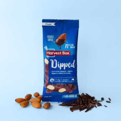 415. dark chocolate almonds